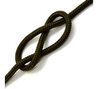 SolaDirect 5mm X 100 Metres / 328 Ft Of Olive Green Polypropylene Rope, Solid Braided Poly Rope Cord Twine For Boating, Yachting, Camping