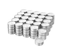 SolaDirect 8-Hour Tea Lights Candles, 100 Pack, Long Burning Tealights Candle, Unscented White Tea Lights - Ideal Night Light Candles