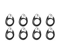 SolaDirect 8 X 130 Cm / 51" Heavy Duty Bungee Cord With Hooks - Strong 8mm Elastic Luggage Straps For Roof Rack, Travel, Camping, Car Boot