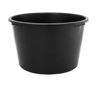SolaDirect 90 Litre Heavy Duty Multi Tub Bucket - 63 X 63 X 40 Cm Round Black Utility Container For Agriculture, Gardening, Equestrian
