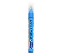 SolaDirect Acrylic Paint Marker Pen Permanent For Stone Leather Fabric Plastic (Light Blue)