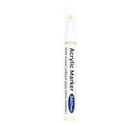 SolaDirect Acrylic Paint Marker Pen Permanent For Stone Leather Fabric Plastic (White)