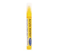 SolaDirect Acrylic Paint Marker Pen Permanent For Stone Leather Fabric Plastic (Yellow)
