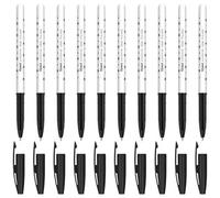 SolaDirect Ballpoint Pens, Smudge Free Ballpoint Pens, Extra Fine Point 0.5 mm, Ideal For School, Office, Everyday Use (Black, 10 Pens)