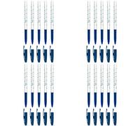 SolaDirect Ballpoint Pens, Smudge Free Ballpoint Pens, Extra Fine Point 0.5 mm, Ideal For School, Office, Everyday Use (Blue, 20 Pens)