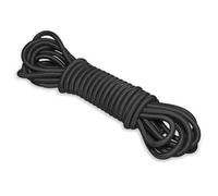SolaDirect Black Bungee Cord - 5 M / 16 Ft Of 12 mm Bungee Rope, Shock Cord, Bungee Strap, Elastic Rope, Tie Down - Stretch At Least 100%