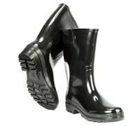 SolaDirect Black Men's Wellington Boots Waterproof Wellies Durable Pvc Gardening (Size Uk 8 / Eu 42)