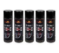 SolaDirect Brake Cleaner 500 mL - Brake & Clutch Cleaning Spray - Anti-Corrosion & Anti-Rust Protection Aerosol Spray - Cleans Cars, Vans, Motor Bikes, Go Karts (5 Cans - 2500 mL)