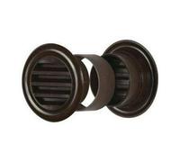 SolaDirect Brown Mini Circle Air Vent Grille Door Round Ventilation Cover