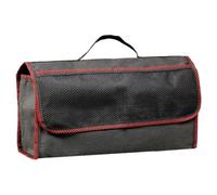 SolaDirect Car Boot Organiser Bag Anti Slip Foldable For Boot Storage Case Tool Bag Boot Tidy Bag, Suitable For All Vehicles, Black & Red