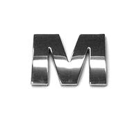 SolaDirect Chrome Letters Digits Numbers Signs Self Adhesive 3D Emblem Decal Badge Sticker for Car Van Home Decor - Letter M