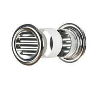 SolaDirect Chrome Mini Circle Air Vent Grille Door Round Ventilation Cover