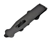 SolaDirect Door Latch Hasp And Staple - Heavy Duty Garage/gate/garden Clasp Padlock - Metal Powder Coated Security Locks - 200 mm (8 Inch)