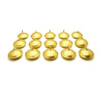 SolaDirect Floating Candles, Pack Of 15, Unscented, Long Burning Time, Tealights Candles, Romantic Decoration Wedding Dinner Christmas (Gold)