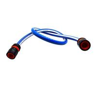 SolaDirect Garden Hose Pipe, Outdoor Tap To Reel Connection Set, 6 Layer Non-Toxic 1/2" Hose (Blue, 1.5 M / 4.92 Ft + 2 Quick Connectors)