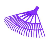 SolaDirect Garden Rake - 45Cm / 22 Tine Wide Rake Head - Lightweight, Durable Leaf & Grass Rake - Quick Lawn Cleaning, Ideal For Garden, Lawn