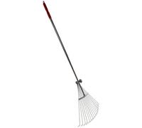SolaDirect Garden Rake Adjustable Expandable Garden Leaf Lawn Rake For Gardening - Perfect For Lawn, Leaves, Moss Removal, Garden Cleanup