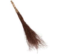 SolaDirect Handmade Birch Twig Broom - 39 Inch (90 Cm) Long - Ideal For Garden, Patio, And Home Cleaning - Traditional Natural Wooden Broom