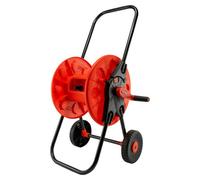 SolaDirect Heavy-Duty Garden Hose Reel Cart - Portable Water Hose Pipe Storage With Easy Crank Handle & Wheels - Holds 60M X 1/2" Hose