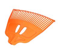 SolaDirect Heavy-Duty Garden Rake - 27 Tines / 57Cm Wide Durable Plastic Head - Sturdy, Lightweight Tool For Lawn, Hay, Soil, Leaves