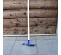 SolaDirect Hoe Cultivator Soil Digging Dutch Hand Fork Gardening And Landscaping Tool Solid Steel (Type 10, With 115 Cm Long Handle)