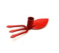 SolaDirect Hoe Cultivator Soil Digging Dutch Hand Fork Gardening And Landscaping Tool Solid Steel (Type 7, Head Only)