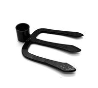 SolaDirect Hoe Cultivator Soil Digging Dutch Hand Fork Gardening And Landscaping Tool Solid Steel (Type 6, Head Only)