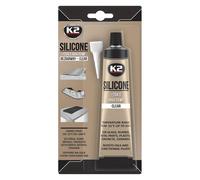 SolaDirect K2 Clear Silicone 85G High-Temperature +204 C Gasket Maker - Sealant For Engine Parts & Automotive