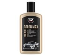 SolaDirect K2 Color Max Black Colour Wax 200Ml - Car Wax Polish For Standard And Metallic Finishes, Restores Shine, Helps Reduce Minor Marks