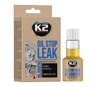 SolaDirect K2 Stop Leak Oil 50Ml Additive - Leak Treatment And Seal Conditioner For Petrol, Diesel, Lpg Engines