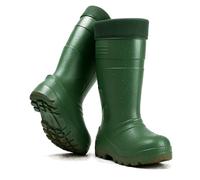 SolaDirect Men's Wellington Boots Fleece Lined Insulated Waterproof Wellies Ultralight EVA Rubber (Size UK 14)