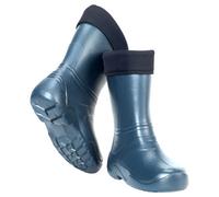 SolaDirect Navy Womens Lightweight Eva Wellington Boots With Warm Fleece Liner - Waterproof Ladies Wellies For Gardening (3 Uk / 36 Eu)