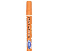 SolaDirect Oil-Based Paint Marker Pen Permanent For Tyres Rubber Stone Leather Fabric Plastic Glass (Orange)