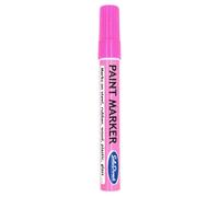 SolaDirect Oil-Based Paint Marker Pen Permanent For Tyres Rubber Stone Leather Fabric Plastic Glass (Pink)