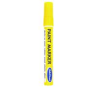 SolaDirect Oil-Based Paint Marker Pen Permanent For Tyres Rubber Stone Leather Fabric Plastic Glass (Yellow)