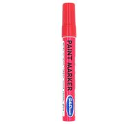 SolaDirect Oil-Based Paint Marker Pen Permanent For Tyres Rubber Stone Leather Fabric Plastic Glass (Red)