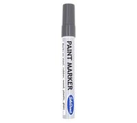 SolaDirect Oil-Based Paint Marker Pen Permanent For Tyres Rubber Stone Leather Fabric Plastic Glass (Grey)