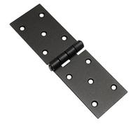 SolaDirect Pack Of 1 X 150 Backflap Hinge Black, Steel Back Flap Hinges, Weather Resistant, Rust Proof Powder Coating, Strap Hinges