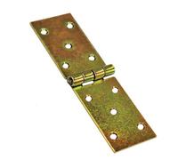 SolaDirect Pack Of 1 X 150 mm Backflap Hinge Galvanised, Steel Back Flap Hinges, Weather Resistant, Rust Corrosion Proof, Strap Hinges