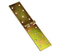 SolaDirect Pack Of 1 X 200 mm Backflap Hinge Galvanised, Steel Back Flap Hinges, Weather Resistant, Rust Corrosion Proof, Strap Hinges