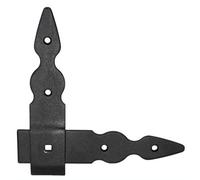 SolaDirect Pack Of 1 X Flat Corner L Shape Plate, 150 X 150 mm Black Flat Right Angle Bracket, Powder Coated Steel Repair Brace Support