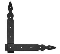 SolaDirect Pack Of 1 X Flat Corner L Shape Plate, 250 X 250 mm Black Flat Right Angle Bracket, Powder Coated Steel Repair Brace Support