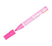 SolaDirect Pink Oil-Based Paint Marker Pen Permanent - 2.5mm Round Tip, Fast-Drying Waterproof Ink - Universal For All Surfaces