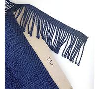 SolaDirect Polyester Fringe Tassel Trim, 1m x 60mm, Navy Blue, Casual, DIY/Craft, General Decorative Use