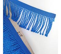 SolaDirect Polyester Fringe Tassel Trim, 1m x 60mm, Turquoise 215, Versatile Occasion, Solid Pattern, Great for DIY, Dance Dresses, Curtains, Lamps, Bags, Costumes