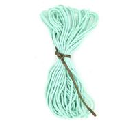 SolaDirect Premium Aqua Macrame Cord Twine, 10 M / 32 Ft Of 2 mm Thick Natural Cotton Thread Yarn Macrame Rope For Diy Crafts (Hank)