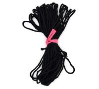 SolaDirect Premium Black Macrame Cord Twine, 10 M / 32 Ft Of 5 mm Thick Natural Cotton Thread Yarn Macrame Rope For Diy Crafts (Hank)