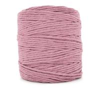 SolaDirect Premium Dusty Rose Macrame Cord Twine, 200 M / 656 Ft Of 3 mm Thick Natural Cotton Thread Yarn Macrame Rope (Reel)