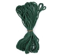 SolaDirect Premium Green Macrame Cord Twine, 10 M / 32 Ft Of 5 mm Thick Natural Cotton Thread Yarn Macrame Rope For Diy Crafts (Hank)