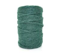 SolaDirect Premium Green Macrame Cord Twine, 50 M / 164 Ft Of 3 mm Thick Natural Cotton Thread Yarn Macrame Rope (Reel)